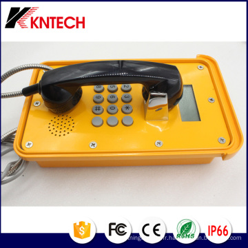 Téléphone d&#39;urgence à l&#39;épreuve des intempéries pour l&#39;extérieur avec un kiosque Koontech IP66